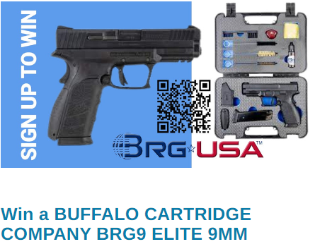 Win a BUFFALO CARTRIDGE COMPANY BRG9 ELITE 9MM